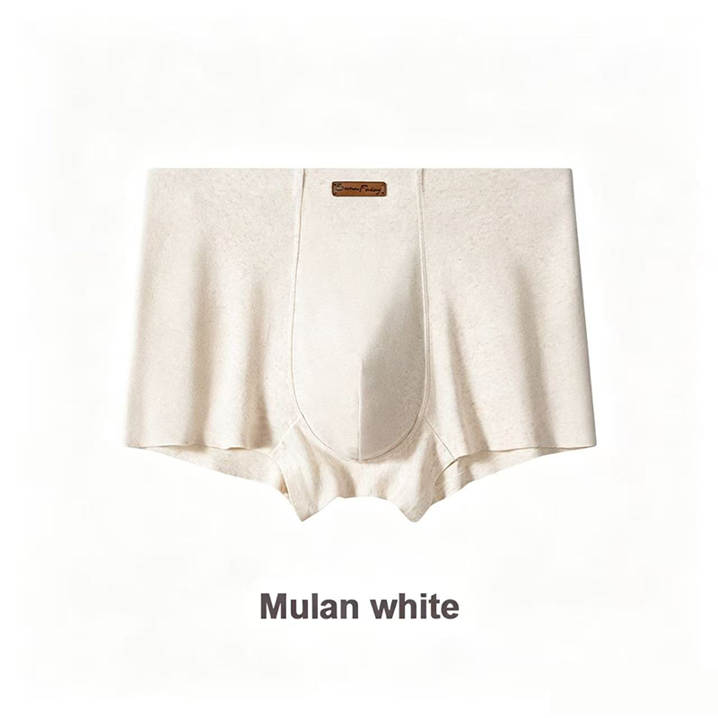 DawnDew Men’s Pure Cotton Boxer Briefs | 10A Antibacterial Crotch