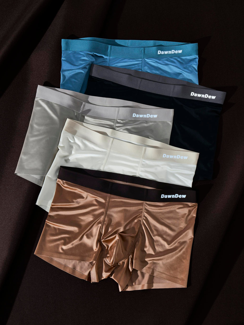 Ice Mulberry Silk Antimicrobial Men's Boxer Briefs