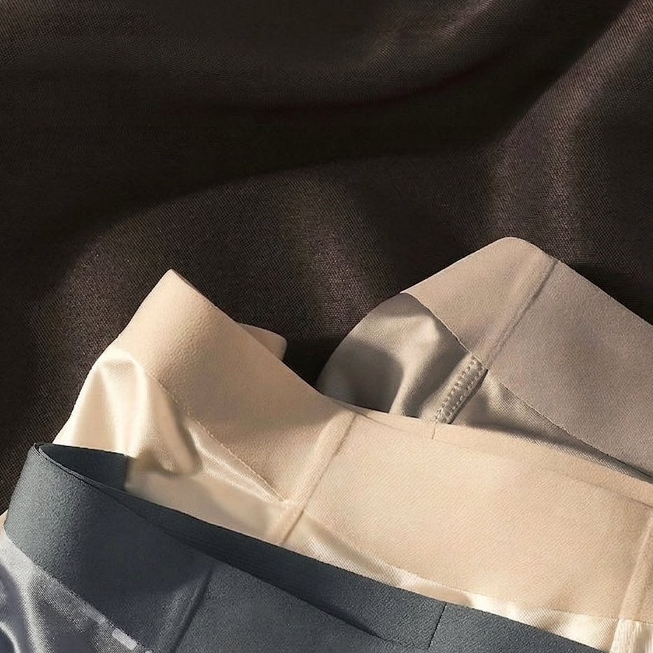 Ice Mulberry Silk Antimicrobial Men's Boxer Briefs