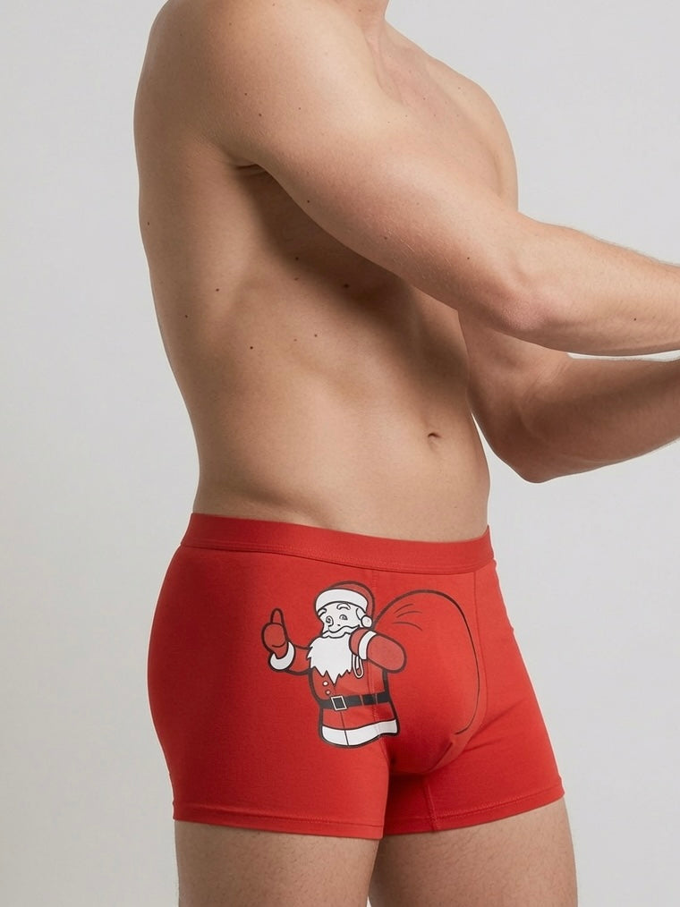 Santa’s Sack Boxer 60s Modal-The Christmas Men's Boxer Briefs